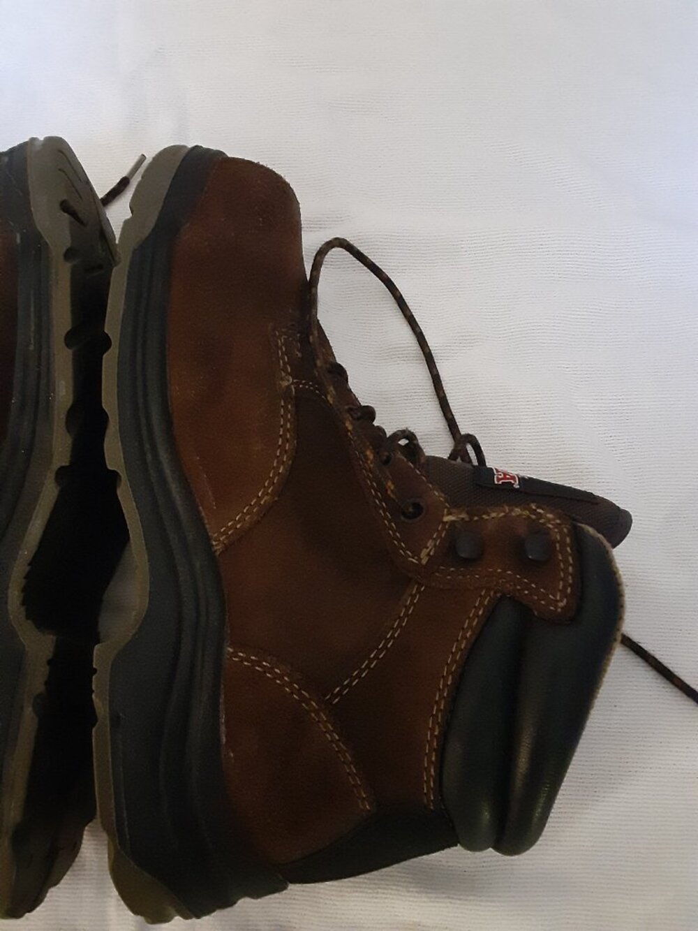 Brahma Womens Diane II steel toe work boots Sz 8.5 brown/black waterproof suede - Picture 9 of 15